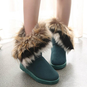 Fur Boots Warm Ankle Boots For Women Snow Shoes