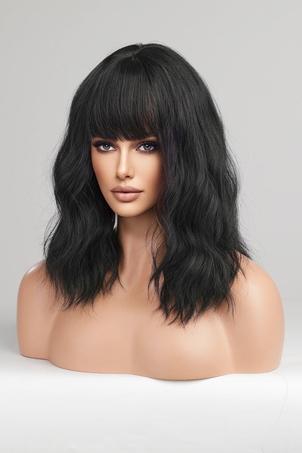 Mid-Length Wave Synthetic Wigs 12'' - CADEAUME