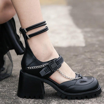 Roman sandals high-top design niche high-heeled shoes