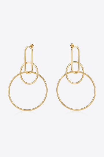 Speak For Yourself Link Hoop Earrings